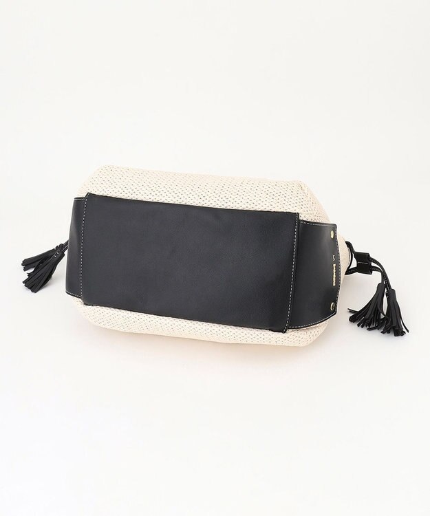 LA BAGAGERIE サイドタッセルサマートート　Mサイズ ホワイト