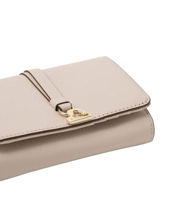 LANVIN en Bleu カルノ 二つ折り中Lファスナー財布 ピンク