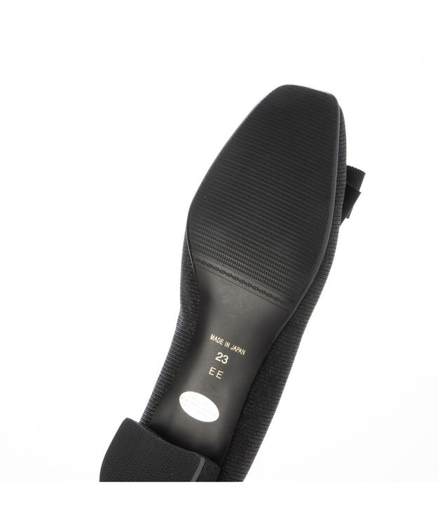 Riz raffinee <Riz raffinee>スクエアトゥリボンパンプス ブラックメタリック