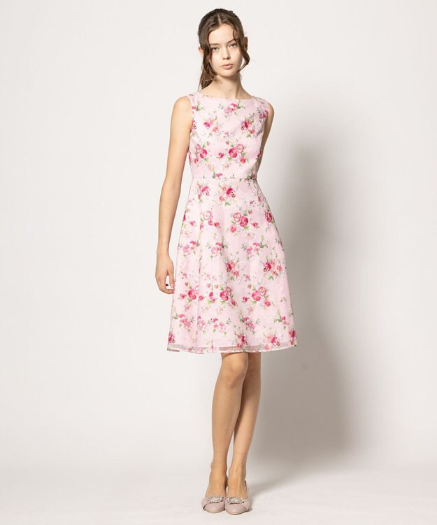 TOCCA WINTER PANSY ドレス ピンク系7