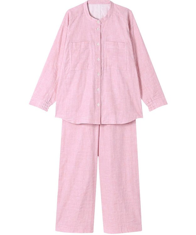 ワコール／睡眠科学 パジャマ 長袖 長ズボン 綿100%(本体) ここちよく眠れる 寝返りしやすい レディース YDX511 睡眠科学／ワコール ピンク