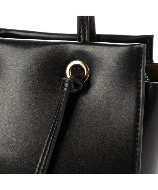 UNBILLION カシュカシュ cachecache / ノットハンドル縦長ミニトート ブラック