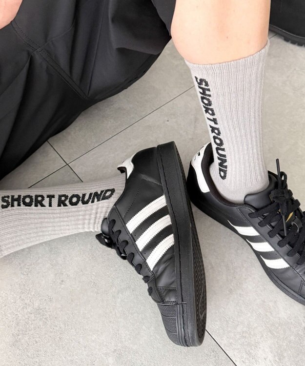 WEGO ロゴソックス（R）　 ライトグレー