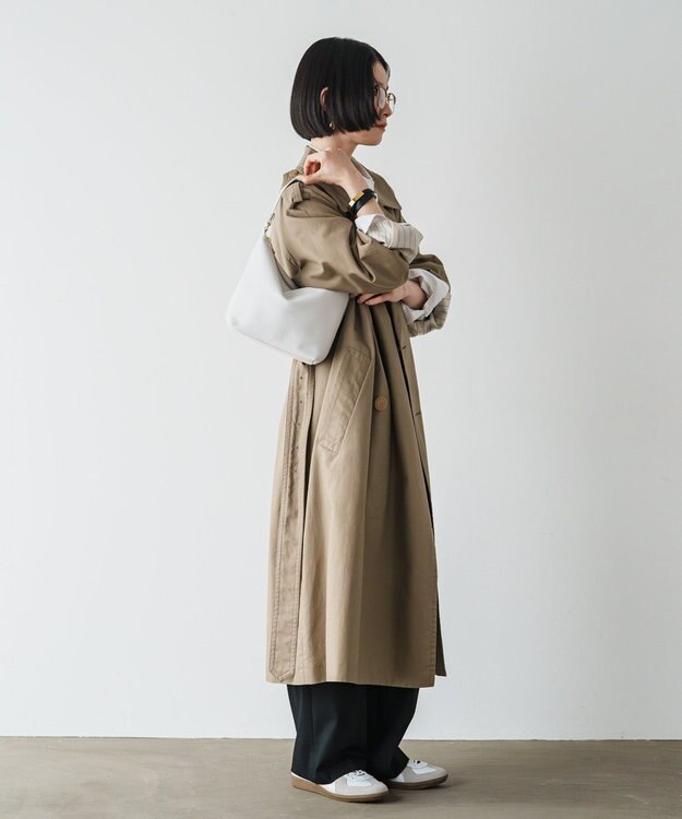 russet ソフトレザーシンプルショルダーバッグ (CE-1328-WEB) White