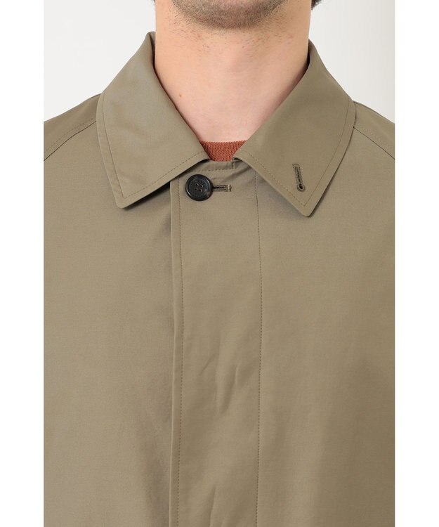 DAKS コットンナイロンツイルステンカラーコート キャメル