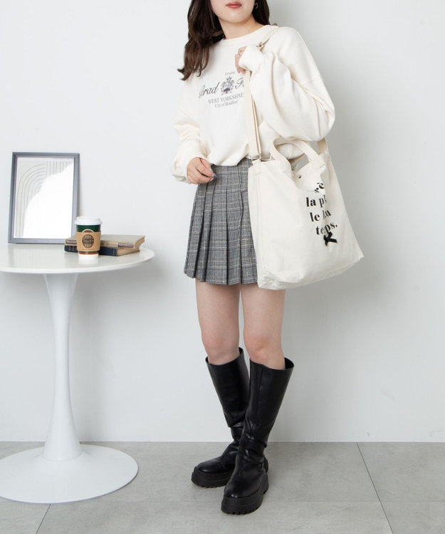 WEGO 2wayキャンバストート 柄18