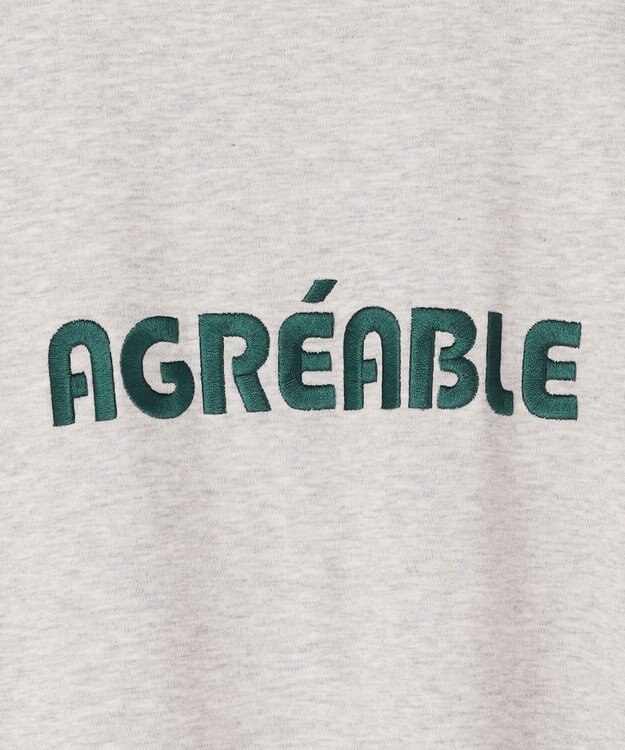 UNFILO BEAUTY FORM-T cotton ロゴ フレンチスリーブ Tシャツ TOPグレー