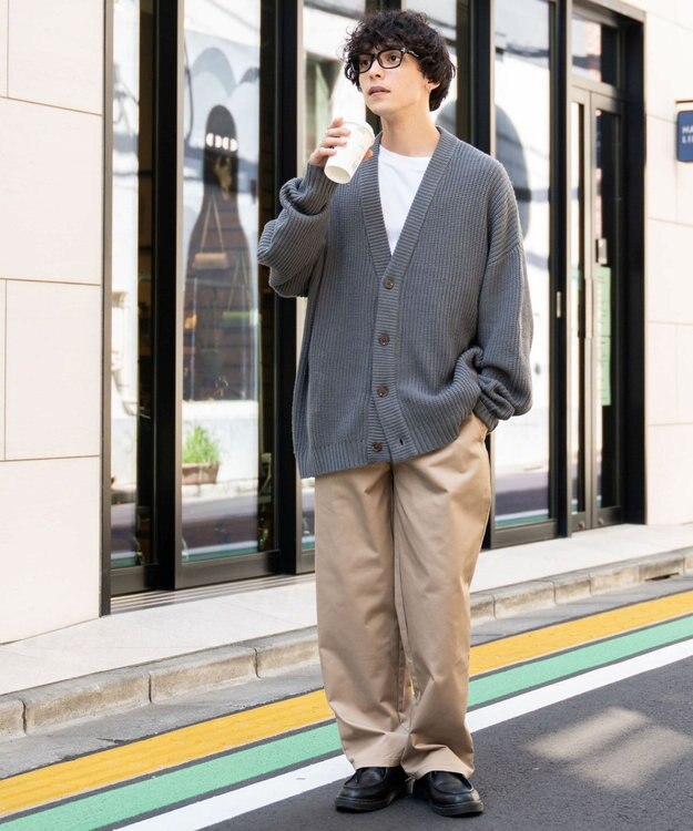 WEGO 【ユニセックス着用ITEM/ウエストゴム/手洗い可】シェフパンツ ベージュその他