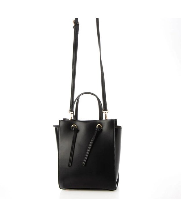 UNBILLION カシュカシュ cachecache / ノットハンドル縦長ミニトート ブラック