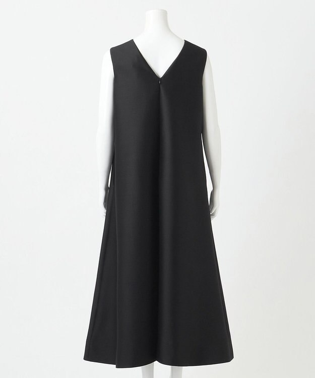 23区 【エステータ】ウールシルクツイル ワンピース ブラック系