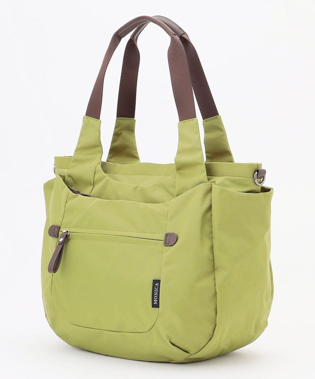 LA BAGAGERIE 【MONICA】ラウンド2WAYトートバッグ グリーン