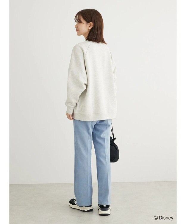 Green Parks Ｄｉｓｎｅｙ／裏起毛フロッキープリントスウェット Oatmeal