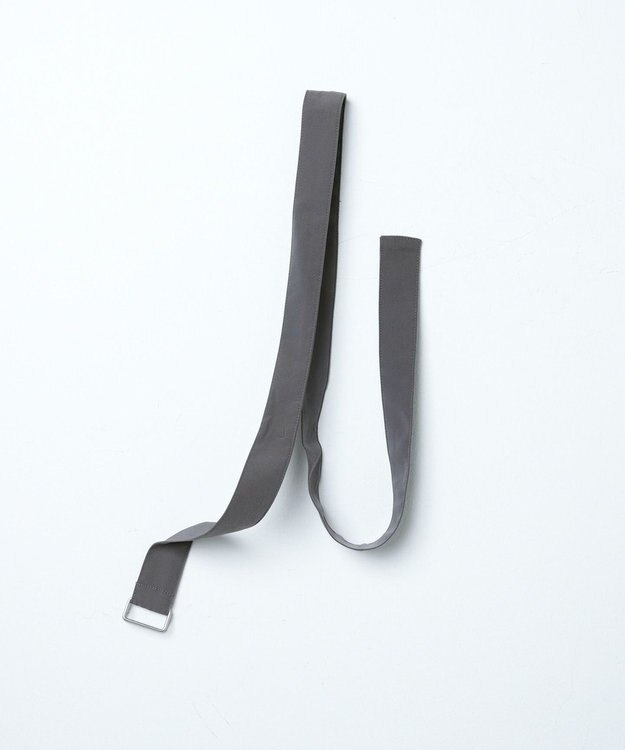 WEGO トロミ　ベルト付きワイドスラックス ダークグレー