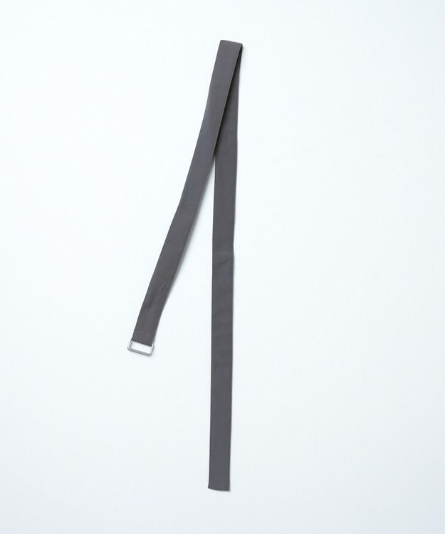 WEGO トロミ　ベルト付きワイドスラックス ダークグレー