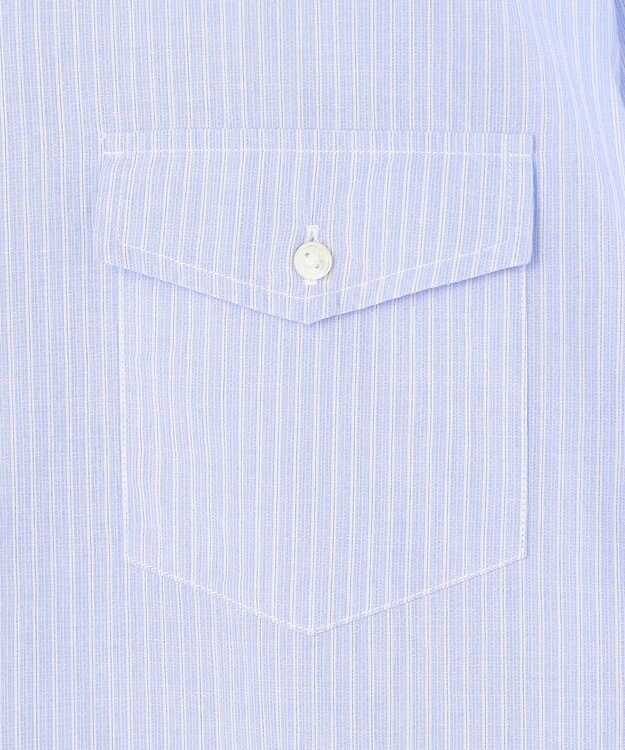J.PRESS MEN 【WEB・一部店舗限定】Airy Touch Seersucker Shirt サックスブルー系1