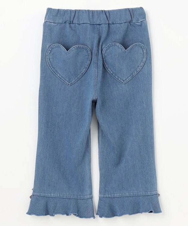 ANY KIDS 【洗濯機可能/接触冷感】ひんやり カットソーパンツ デニム