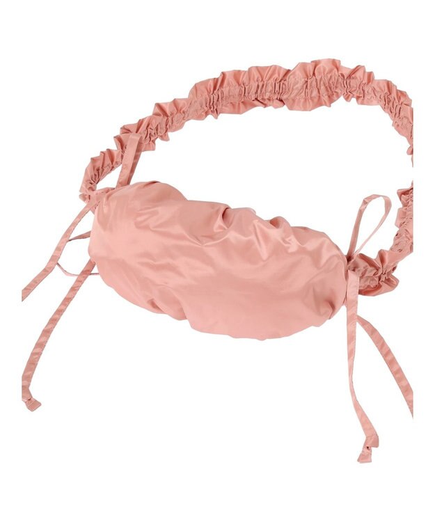 earth music&ecology ギャザーボディバッグ Pink