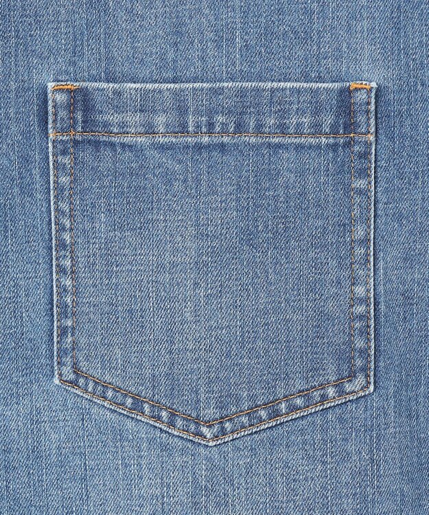 23区 【見上愛さん着用/RED CARD TOKYO×23区】クロップド デニム ジャケット ライトブルー