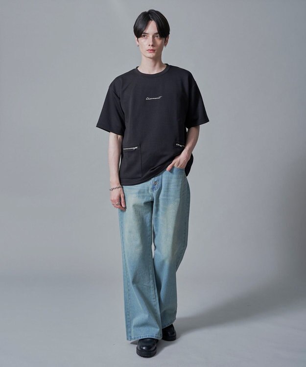 WEGO ZIPポケットT（SS） ブラック