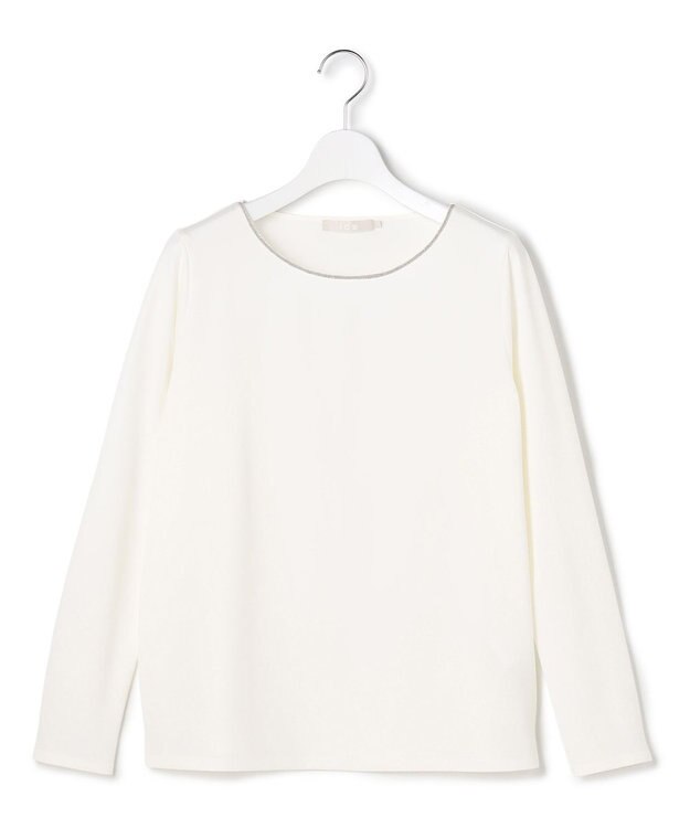 ICB L 【洗える】 コンパクトモクロディ プルオーバー オフホワイト系