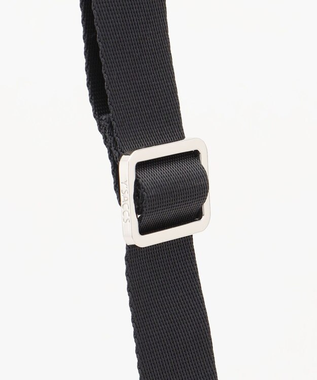 Y'SACCS ダブルタブ　トラベルポシェット ブラック