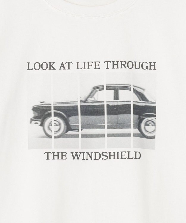 AMERICAN HOLIC フォト&レタリングプリントTシャツ Off White