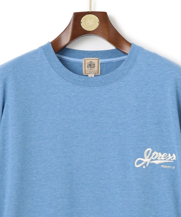 J.PRESS MEN インレージャージー ロゴトレーナー サックスブルー系