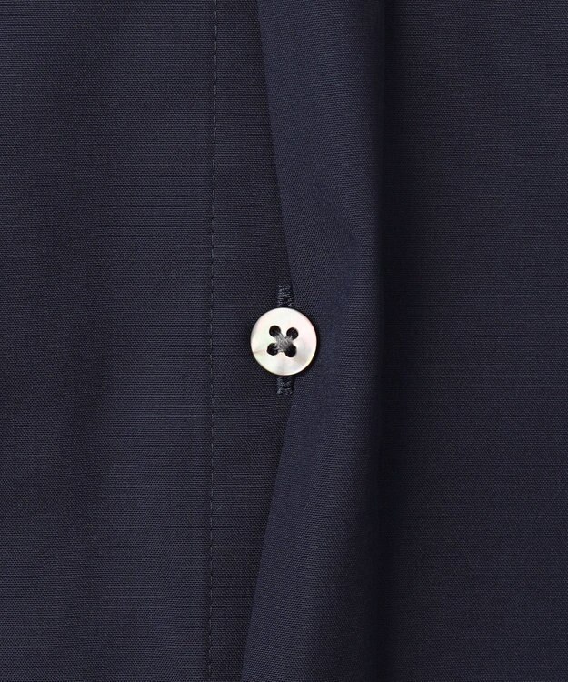 #Newans 【アイロンいらず】ジュリエットスリーブブラウス ネイビー