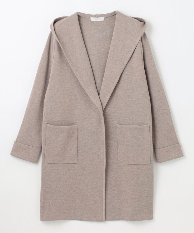 ANY 【洗濯機可】フーディーコーディガン モカ