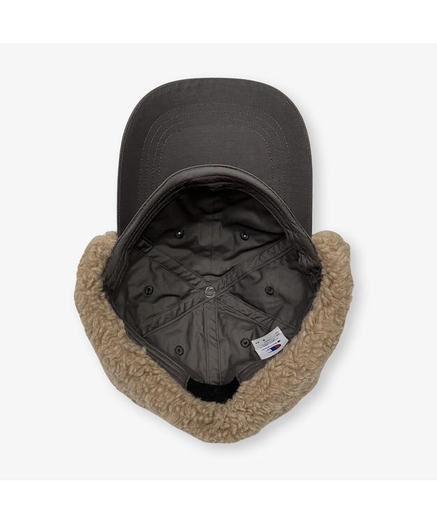 林八百吉商店 Champion　タフタアビエイターキャップ チャコール