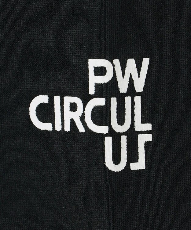 PW CIRCULUS 【吸水速乾 / UV遮蔽率99.5% UVカット / ストレッチ】【MEN】DELFT ロングスリーブモックT ゴルフ ブラック系