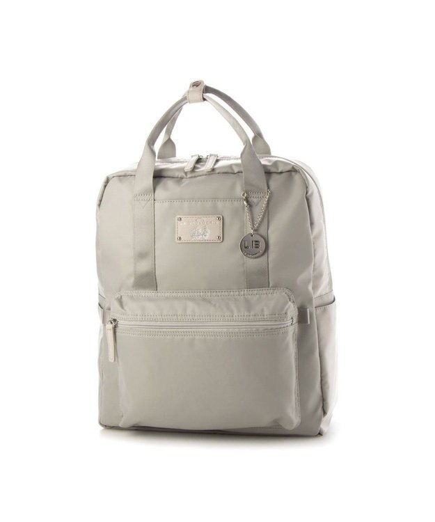 LA BAGAGERIE 10ポケット持ち手付きリュック Lサイズ グレー