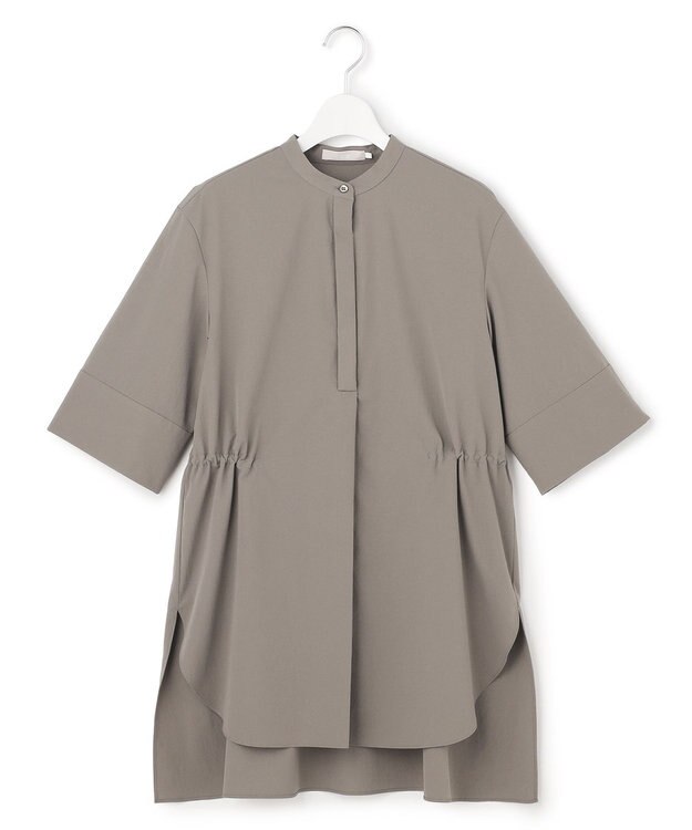 ICB 【先行予約】 ヴィンテージスパンブロード デザインブラウス スティールカーキ