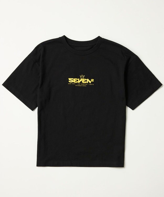 OP／FILA 【SEVEN2】グラフィックTシャツ ブラック