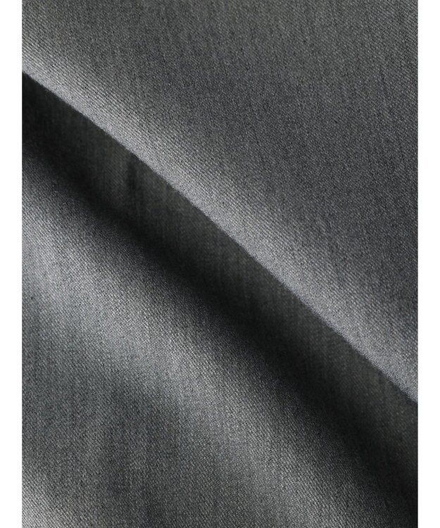 Green Parks きれいシルエットパンツII（ワイドストレート） Gray Mixture