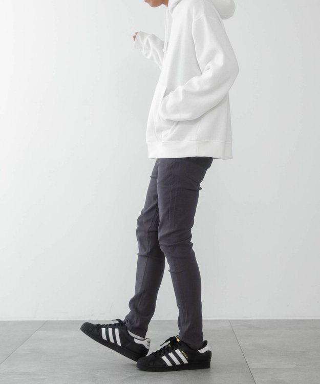 WEGO 【新色ブラックソノタは接触冷感/ユニセックス着用ITEM/ストレッチ/SMLXLサイズ展開】スキニーパンツ グレー