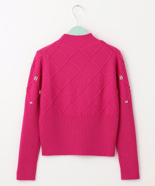 TOCCA 【洗える！】PEARL BOUQUET KNIT プルオーバー フランボワーズ系