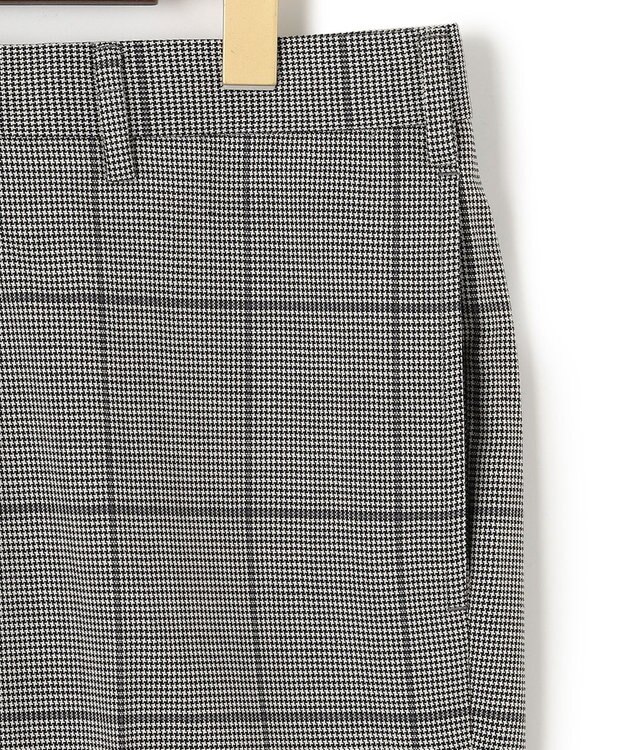 J.PRESS MEN 【J.PRESS BASIC】ペピンメリノコンフォート ストレッチミックスチェック スラックス ブラック系4