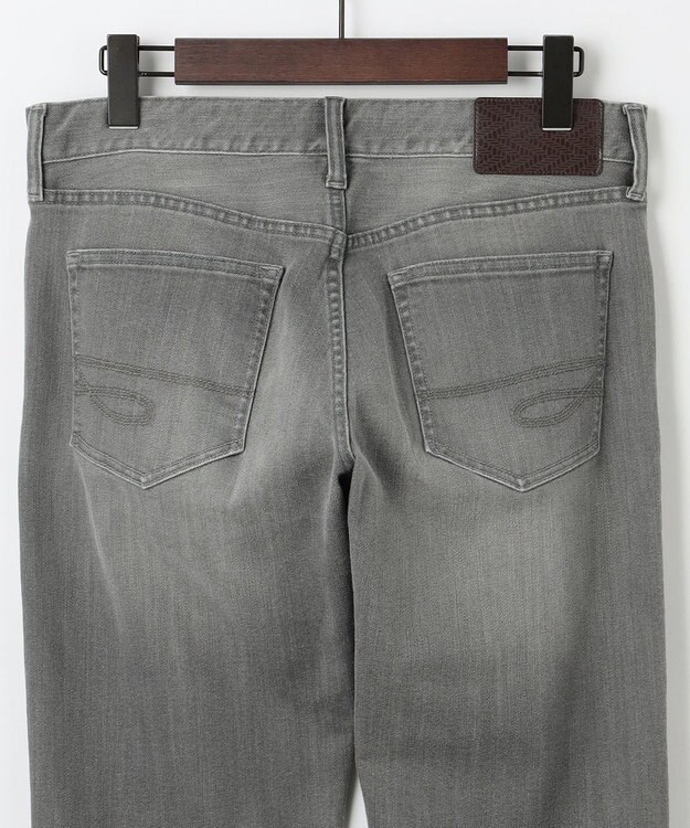 JOSEPH ABBOUD 【サスティナブル/JAPANファブリック/ストレッチ】オゾンハイパワー デニム ライトグレー系