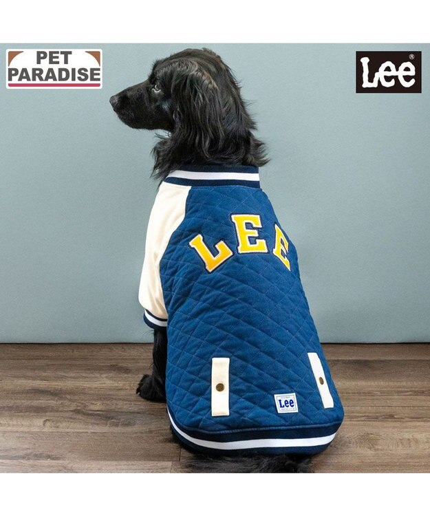 PET PARADISE Lee キルト スタジャン 中型犬 大型犬 ブルー