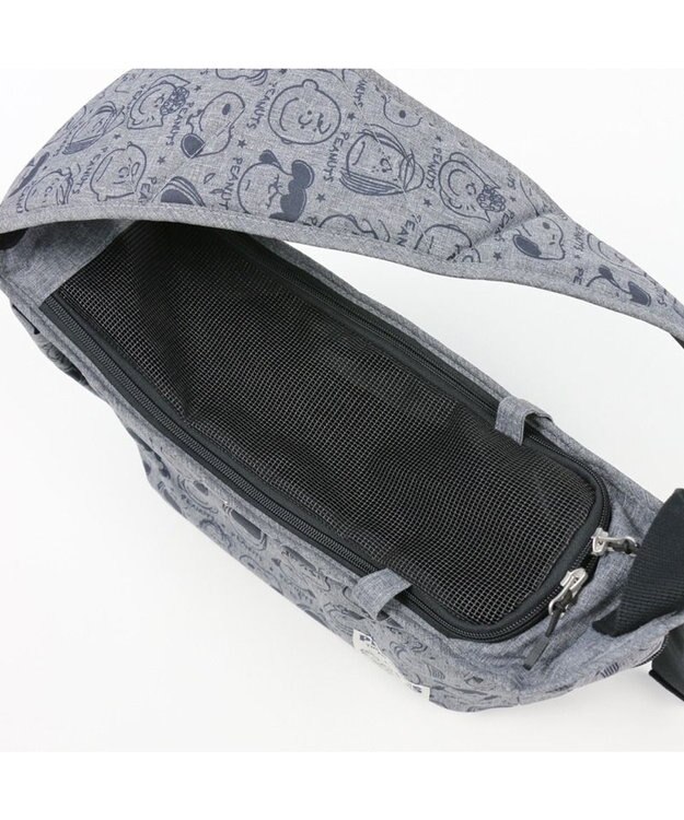 PET PARADISE スヌーピー スリング キャリーバッグ 《フェイス柄》 M 小型犬 グレー