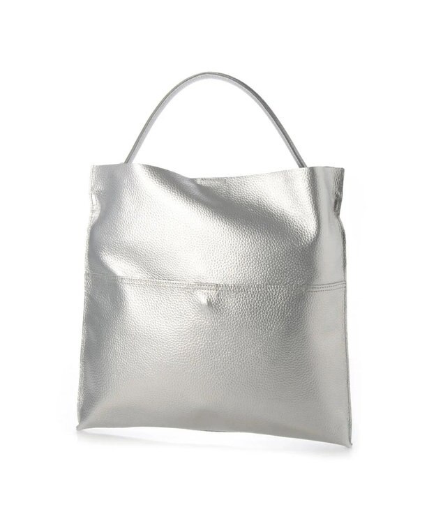 UNBILLION perche / カウレザー裏無し1本手トート シルバー