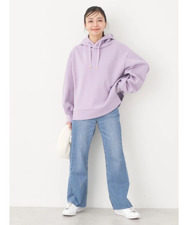 earth music&ecology ダンボールパーカー Lavender