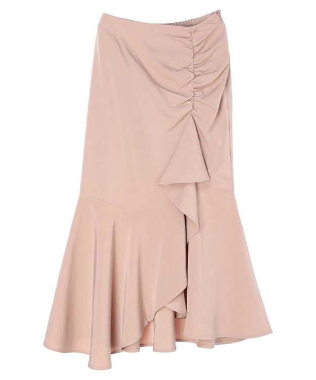 earth music&ecology 切り替えラッフルスカート Dark Pink