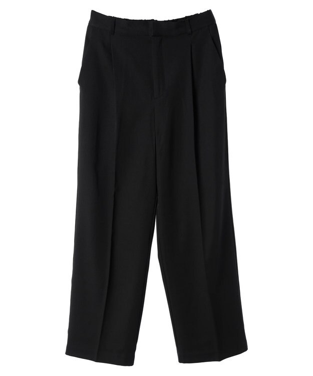 earth music&ecology リラックスストレートパンツ Black