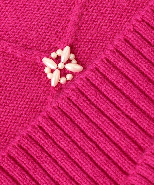 TOCCA 【洗える！】PEARL BOUQUET KNIT プルオーバー フランボワーズ系