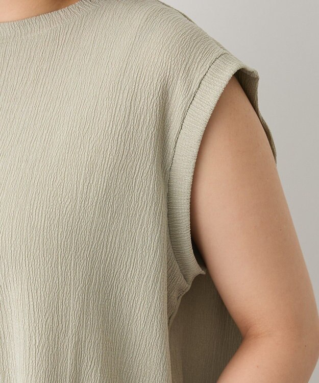 CRAFT STANDARD BOUTIQUE バックタックノースリーブプルオーバー Light Green