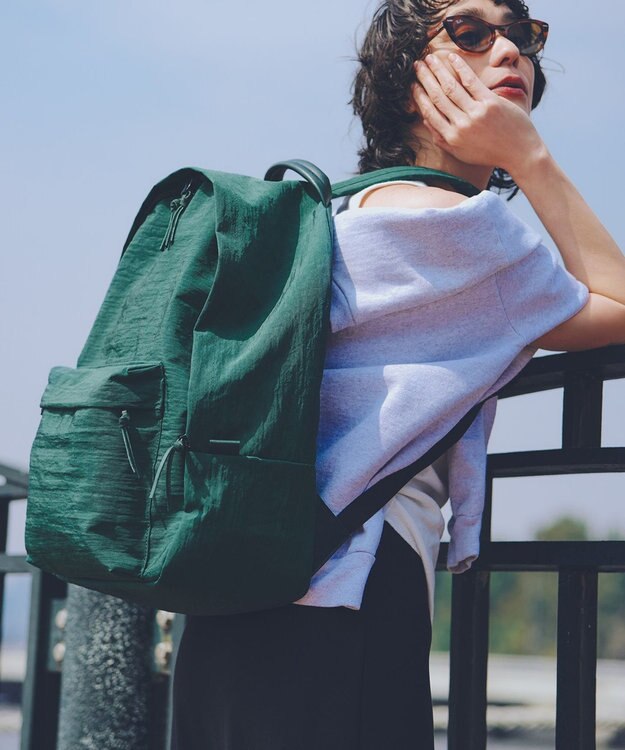 NIZYU KANO 【竹下玲奈コラボ】My Backpack Lサイズ グリーン