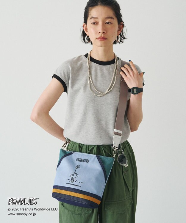 russet 《PEANUTS×russet》リバーシブルショルダーバッグ(CE-1755) Multi