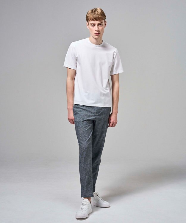 JOSEPH HOMME クリアコットンカノコ クルーネックTシャツ ホワイト系